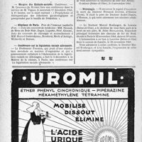 2147 - Page 2134-VIII - Faculté de médecine de Paris / Institut d’hygiène industrielle et de médecine du travail / Hospice des Enfants-assistés / Hôpitaux de Paris / Conférence sur la législation raciale allemande / Naissances / Nécrologie [Docteur Fernand Dupire, M. Jules Boulanger]