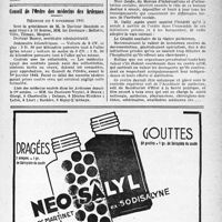 2148 - Page XI-2135 - Ordre des médecins. Conseil Départemental de la Seine / Conseil de l’Ordre des médecins des Ardennes, réunion du 4 novembre 1941 / Comité Sanitaire de la Région Parisienne