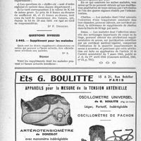2193 - Page 2180-LXII - Assurances sociales. Un assuré assisté doit présenter une feuille spéciale / Questions diverses. Supplément pour les malades