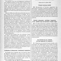 2221 - Page 2208 - Indications et résultats de l’artériographie dans les lésions artérielles des membres / L’opération de Beaussenat. Cardiotomie exploratrice / Société des Chirurgiens de Paris, Séance du 11 octobre 1941. Ectopie ovarienne double / Embolie pulmonaire précédant l’apparition d’une phlébite dans une opération d’hallux-valgus / Les fractures du col fémoral ont-elles augmenté de fréquence ?