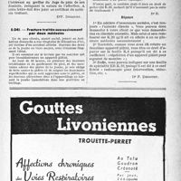 2242 - Page LIX-2229 - Assurances sociales. Demande d’acceptation de prise en charge pour une intervention / Fracture traitée successivement par deux médecins