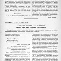 2279 - Page 2266 - Bulletin de l’Actualité. L’exercice de la médecine par les étrangers. Loi du 22 novembre 1941 / Documentation pratique. Dommages corporels et matériels causés par les troupes d’occupation