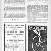2295 - Page 2282-LX - Renouvellement des Conseils de l’Ordre. — Retraite des vieux. — Futur statut du personnel hospitalier. - Les spécialités pharmaceutiques et les Assurances sociales. — Réduction de loyer pour absence de chauffage. - Honoraires des médecins vaccinateurs / Correspondance / Accidents du travail. Obligations du patron responsable en cas d’hospitalisation d'un accidenté du travail