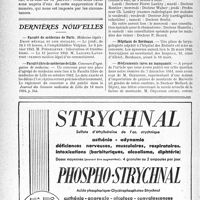 2303 - Page 2290-VIII - Souhaits de nouvel an / Dernières nouvelles / Faculté de médecine de Paris / Faculté libre de médecine de Lille / Cité universitaire. Consultation cardiologique / Hôpitaux de Bordeaux / Médicaments rares au manquants