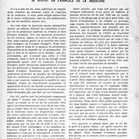 2335 - Page 2 - Bulletin du mois / Le statut de l’exercice de la médecine