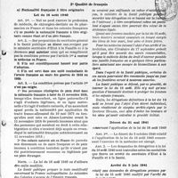 2338 - Page 5 - Conditions légales requises pour l’exercice de la médecine. Diplôme d’État français de docteur en médecine. Diplômes d’Université / Qualité de français. Nationalité français à titre originaire / Nationalité français à titre originaire