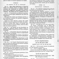 2341 - Page 8 - Conditions légales requises pour l’exercice de la médecine. Membre de l’Ordre des Médecins. Loi du 7 octobre 1940 / Lois complémentaires