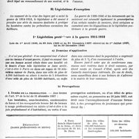 2361 - Page 4 - Le droit commun en matière de location, (Art. 1714 et suivants du Code civil) / Législations d’exception. Législation postérieure à la guerre 1914-1918. Domaine d'application / Prorogations