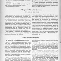 2367 - Page 10 - Le matériel / Insaisissabilité / Responsabilité du fait des choses, (Art. 1384 du code civil) / Les parasites électriques. Décret du 1er décembre 1933 (extraits)