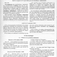 2375 - Page 18 - Addendum / Les Allocations familiales chez les Médecins. Code de la Famille, (Décrets-lois des 29 juillet et 16 décembre 1939)