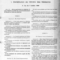 2440 - Page 3 - Constitution de l'Ordre des Médecins / Loi du 7 octobre 1940