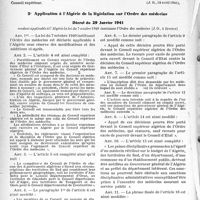 2449 - Page 12 - Annexe. Loi du 2 avril 1941 (n° 1471) / Application à l'Algérie de la législation sur l’Ordre des médecins, Décret du 29 Janvier 1941