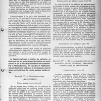 2460 - Page 23 - Instructions. Devoirs du médecin en clientèle libre. Des honoraires (art. 18 a 24) / Devoirs envers les confrères / De la consultation et des rapports entre médecins traitants, consultants et spécialistes