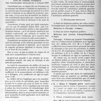 2510 - Page 5 - Tarif établi par l’arrêté ministériel du 7 octobre 1938. Soins à domicile on chez le praticien. Interventions de pratique médicale courante / Soins spéciaux et interventions chirurgicales à domicile ou chez le praticien / Soins à l'hôpital ou à la clinique