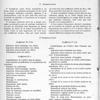 2515 - Page 10 - Nomenclatures / Nomenclature de pratique médicale courante, (Arrêté du 19 mars 1940)