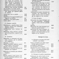 2519 - Page 14 - Nomenclature générale des actes de chirurgie et des actes de spécialités. Nomenclature par spécialités. Chirurgie