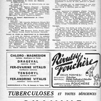 0053 - Page 36 - Dernières nouvelles. Syndicat National des Chirurgiens français / Conseil de surveillance de l’Office public d’hygiène sociale / Conseil départemental de l’Ordre des Médecins de Saône-et-Loire / Élections au Conseil départemental de l'Ordre de la Seine / Conseil de l’Ordre du département de la Haute-Savoie / « Techniques hospitalières » / Naissances / Mariages / Nécrologie [Docteur Henri Perreau, Jacqueline]