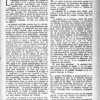 0098 - Page 81 - Partie professionnelle. Propos du jour. Le XIXe siècle a vu l’apogée de la médecine française. Des causes de son fléchissement au XXe siècle [J. Noir]