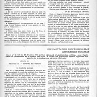 0103 - Page 86 - Partie professionnelle. Une grave atteinte au libre choix / Documentation professionnelle. Assurances sociales. Décret n° 45-8179 du 29 décembre 1945 portant règlement d'administration publique pour l’application de l’ordonnance du 19 octobre 1945 fixant le régime des Assurances Sociales applicable aux assurés des professions non agricoles. (Extraits)