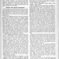 0123 - Page 106 - Partie scientifique. Inconvénients et avantages des soins donnés à la chevelure, par P. Louyot. Traitement et Prévention des accidents dus aux substances chimiques / Action des agents physiques