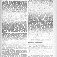 0127 - Page 110 - Partie scientifique. Les sociétés savantes. Académie de médecine. Expérience de six mois de traitement, par la pénicilline, des maladies infectieuses des enfants, (23-10-1945) / Académie de chirurgie. Accidents consécutifs à la compression prolongée des masses musculaires des membres, (17-10-1945) / Société médicale des hôpitaux de Paris. Goitres par transplantation, (7-12-1945)