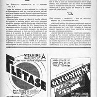 0139 - Page 122 - Échos et commentaires. Conférence de Presse au Ministère du Travail / Les Syndicats provinciaux et la réforme des A. S / Une opinion " objective " sur le nouveau régime de l’assurance - maladie