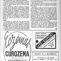 0142 - Page 125 - Correspondance. Secret professionnel. Maladie à déclaration facultative et secret professionnel