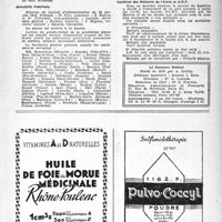 0148 - Page 131 - Dernières nouvelles. Syndicat médical de Seine-et-Oise / Mutualité Familiale / Société pour Femmes et Enfants de Médecins / Syndicat des Médecins de l’Aisne et A. M. T