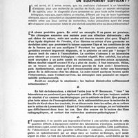 0154 - Page 137 - Partie scientifique. L’actualité biologique. Les laboratoires d’analyses ont-ils tous reçu un équipement suffisant?