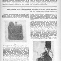0157 - Page 140 - Partie scientifique. Éventration traumatique dans la région inguinale, par le Dr M. Robineau. Les laboratoires d’analyses ont-ils tous reçu un équipement suffisant? / De l’examen ophtalmoscopique au domicile et au lit du malade, par le Dr Etienne Ginestous