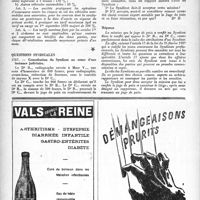 0175 - Page 158 - Correspondance. Automobilisme. Majorations autorisées des primes d'assurance automobiles / Questions syndicales. Consultation du Syndicat au cours d’une instance judiciaire