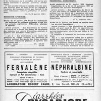 0183 - Page 166 - À travers l’officiel. Assurances sociales / Médecine sportive / Personnel domestique