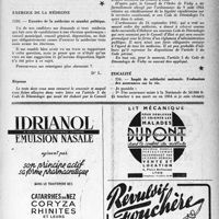 0206 - Page 189 - Correspondance. Baux et locations. Augmentation de loyer et baux en cours / Exercice de la médecine. Exercice de la médecine et mandat politique] / Fiscalité. Impôt de solidarité nationale. Évaluation des assurances sur la vie