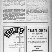 0270 - Page 253 - Correspondance. Application des tarifs. Accidents du travail. Certificats de prolongation / Pensionnés de guerre. Pneumothorax et radiographie de contrôle