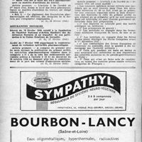 0319 - Page 302 - À travers l’officiel. Accidents du travail / Assurances sociales / Hôpitaux et hospices