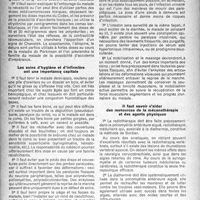 0389 - Page 372 - Partie scientifique. Régimes et conseils pratiques dans les affections du système nerveux, par M. Georges Boudin. Le premier conseil pratique à utiliser est de savoir gagner la confiance du malade et de son entourage / Les soins d'hygiène et d'infirmière ont une importance capitale / Il faut savoir s’aider des ressources de la mécanothérapie et des agents physiques