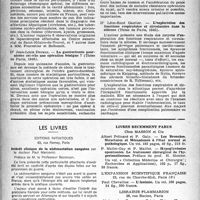 0393 - Page 376 - Partie scientifique. Les thèses. La laparoscopie, par Dr Jean Gajac (Thèse de Lyon, 1945) / La gastrectomie pour- ulcère est-elle une opération bénigne ? par Dr Jean-Louis Devaux (Thèse de Paris, 1945) / Les livres. Intérêt clinique de la sédimentation sanguine par le Docteur Paul Marcovici. Éditions initiatiques, Paris / L’exploration des fonctions respiratoire et circulatoire dans la silicose, par Dr Léon-René Gautier (Thèse de Paris, 1945) / Livres récemment parus