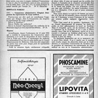 0415 - Page 398 - Correspondance. Application des tarifs. Accidents du travail. Pansements. — 2° Plafond / Hôpitaux publics. Commission administrative d’hôpital. Désignation du représentant du Corps médical