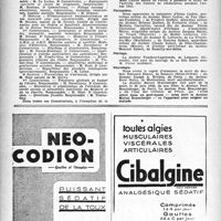 0421 - Page 404 - Dernières nouvelles. Conseil Départemental de la Seine de l’Ordre des Médecins / L’Oeuvre de la réadaptation de l’enfant et des Centres de rééducation / Naissances / Mariage / Nécrologie [Docteurs Édouard Simon, Joseph A. Rivière, René Hatry, Paul Braunberger]