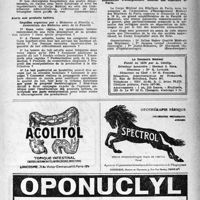 0452 - Page 435 - Dernières nouvelles. Assemblée générale des Chirurgiens hospitaliers de la région : Aisne, Ardennes, Oise et Somme / Association d'enseignement médical des Hôpitaux de Paris / Alerte aux produits laitiers