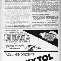 0456 - Page 439 - À travers l’officiel. Lutte contre le cancer / Hôpitaux psychiatriques / Hygiène scolaire et universitaire