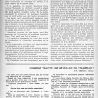 0459 - Page 442 - Partie scientifique. Clinique chirurgicale. Kyste de la glande de Bartholin, M. J. P. Tourneux / Comment traiter une névralgie du trijumeau ?, J. -P. Grinda. Est-ce bien une névralgie essentielle ?