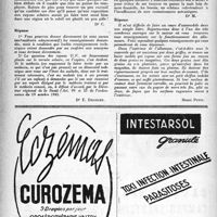 0479 - Page 462 - Correspondance. Assurances sociales. Désaccord sur un traitement / Automobilisme. Les mystères du Delco