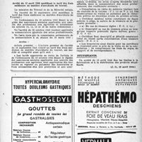 0486 - Page 469 - À travers l’officiel. Accidents de travail / Stupéfiants