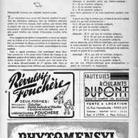 0540 - Page 523 - Échos & commentaires. Les syndicats doivent-ils participer à la gestion des Caisses ? / Soins aux hospitalisés / Désordre actuel du régime hospitalier