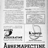 0548 - Page 531 - Dernières nouvelles. Union Médicale Normande / Association des médecins des Pyrénées-Orientales / Syndicat général des Médecins Conseils de Caisses de Sécurité Sociale