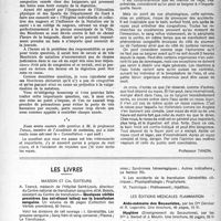 0590 - Page 573 - Partie scientifique. Consultations médico-chirurgicales. L’heure propice pour les baignades / Les livres. Quelques vérités premières (ou soi-disant telles) sur la transfusion sanguine, par A. Tzanck, Masson et Cie, éditeurs
