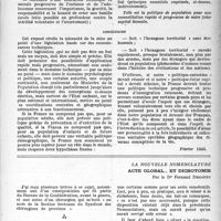 0598 - Page 581 - Partie professionnelle. Le problème schématique de la population française métropolitaine, par le Dr André Gros, le Dr Bernard Lafay, et le Dr André Morisot. Quelle doit être notre politique de reconstitution de notre futur capital humain non fixé ? / La nouvelle nomenclature. Acte global... et dichotomie, par le Dr Fernand Decourt