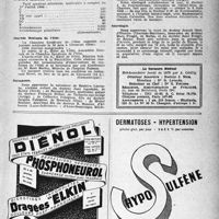 0644 - Page 627 - Dernières nouvelles. Syndicat des médecins des Ardennes / Chambre syndicale des médecins de la Seine / Journée Médicale de l’Oise / Naissances / Mariages / Nécrologie. [Docteur Joseph Nuel]