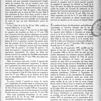 0688 - Page 675 - Partie professionnelle. Droit professionnel. La cessation des hostilités et quelques-uns de ses effets